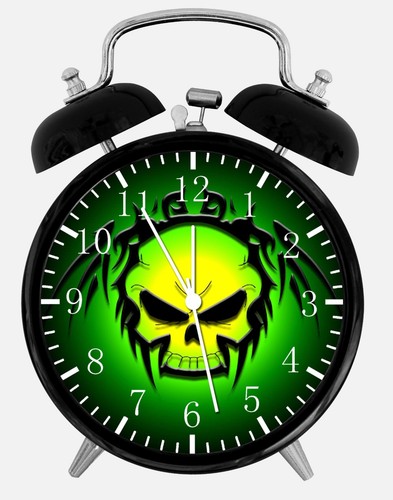 Skull alarm desk clock - desk,