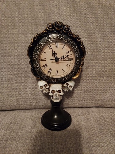 Halloween skull clock ashland - halloween,