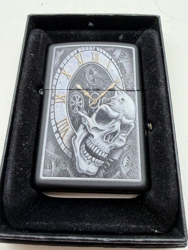 Skull clock 2020 - clock, black