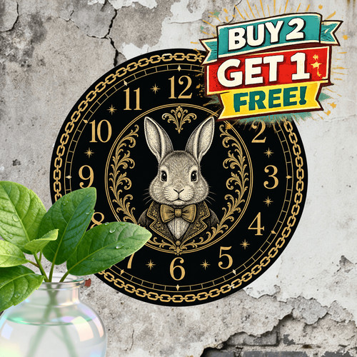Gothic skull clock face sign - face,