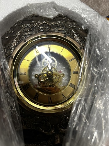 Steampunk skull statue - 10",